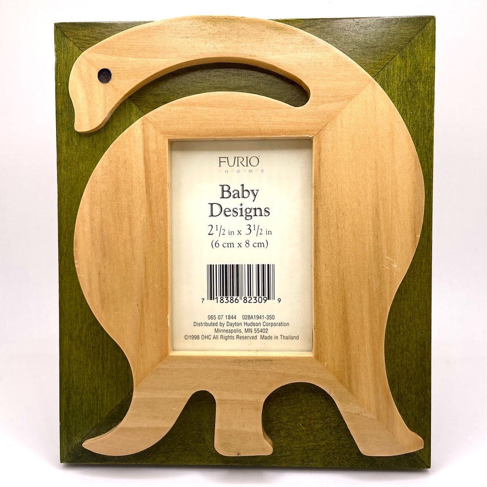 Furio Home Dinosaur 2-1/2”x 3-1/2” Picture Frame